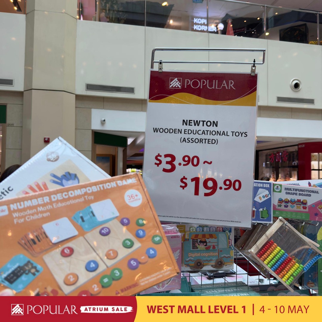 Popular-Bookstore-Singapore-Atrium-Sale-at-West-Mall-14 Now till 10 May 2026: Popular Bookstore Singapore Atrium Sale at West Mall – Up to 70% Off Books, Stationery and More Promotion