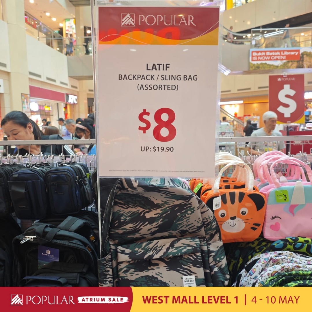 Popular-Bookstore-Singapore-Atrium-Sale-at-West-Mall-5 Now till 10 May 2026: Popular Bookstore Singapore Atrium Sale at West Mall – Up to 70% Off Books, Stationery and More Promotion