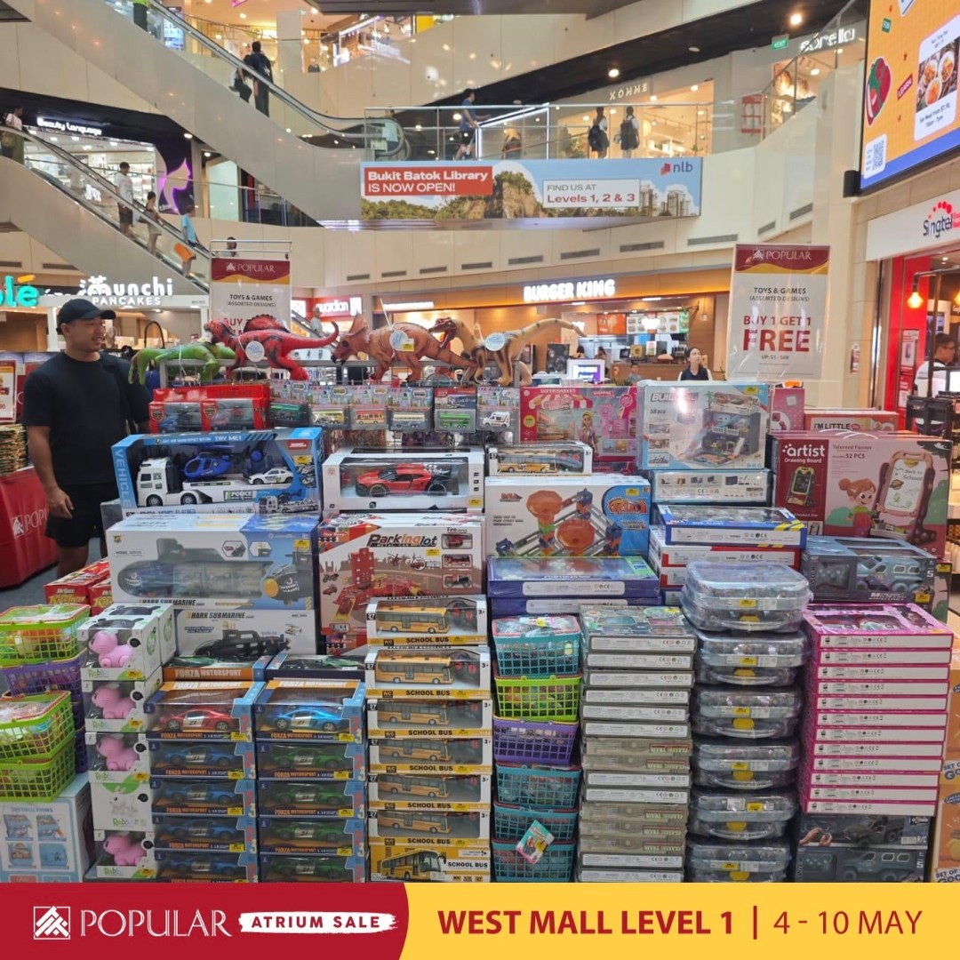 Popular-Bookstore-Singapore-Atrium-Sale-at-West-Mall-7 Now till 10 May 2026: Popular Bookstore Singapore Atrium Sale at West Mall – Up to 70% Off Books, Stationery and More Promotion