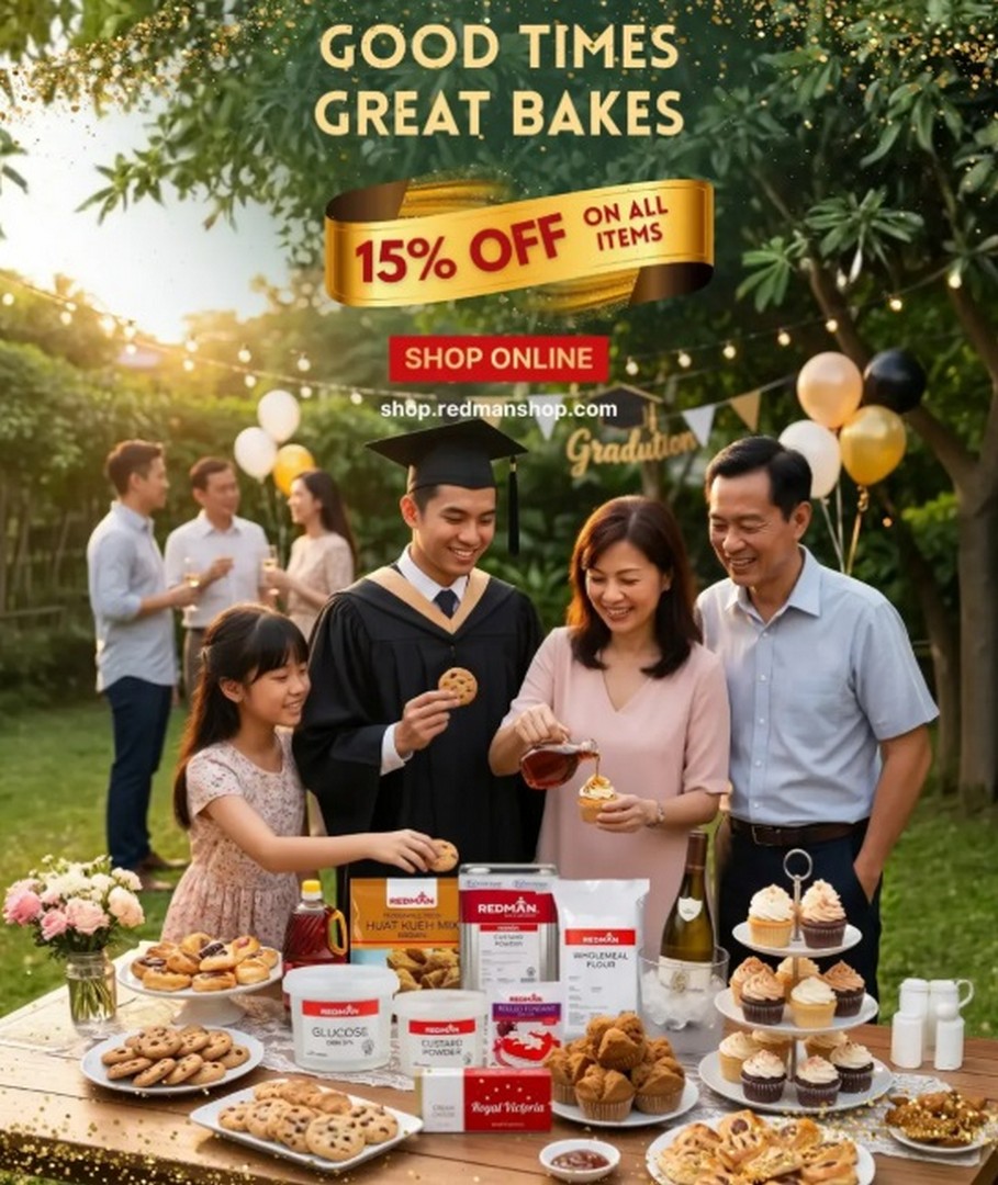 RedMan-by-Phoon-Huat-15-OFF-All-Items-Online-Baking-Promotion 18 May 2026 onwards: RedMan by Phoon Huat, 15% OFF All Items Online Baking Promotion in Singapore