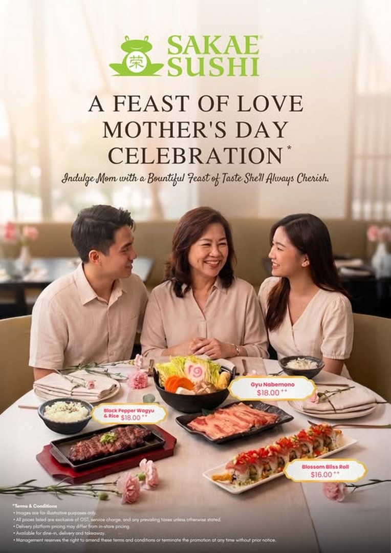 Sakae-Sushi-Mothers-Day-Feast-of-Love-Promotion 10 May 2026: Sakae Sushi Mother’s Day Feast of Love Promotion – Special Mother’s Day Dining Deal in Singapore