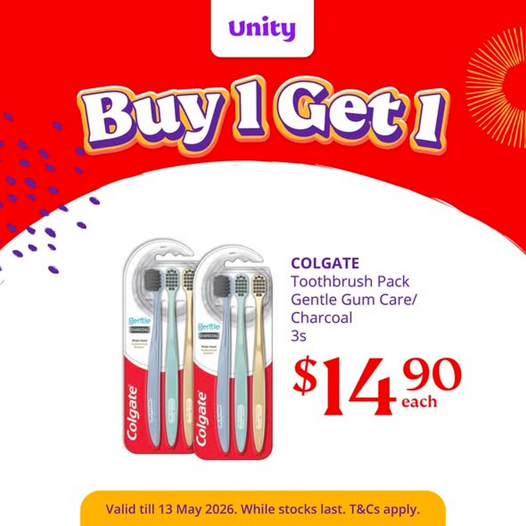 Unity-Pharmacy-Singapore-Weekly-Wellness-Promotion-1 Now till 13 May 2026: Unity Pharmacy Singapore Weekly Wellness Promotion Featuring B1G1 Eu Yan Sang, Colgate, Aveeno and Health Essentials Deals