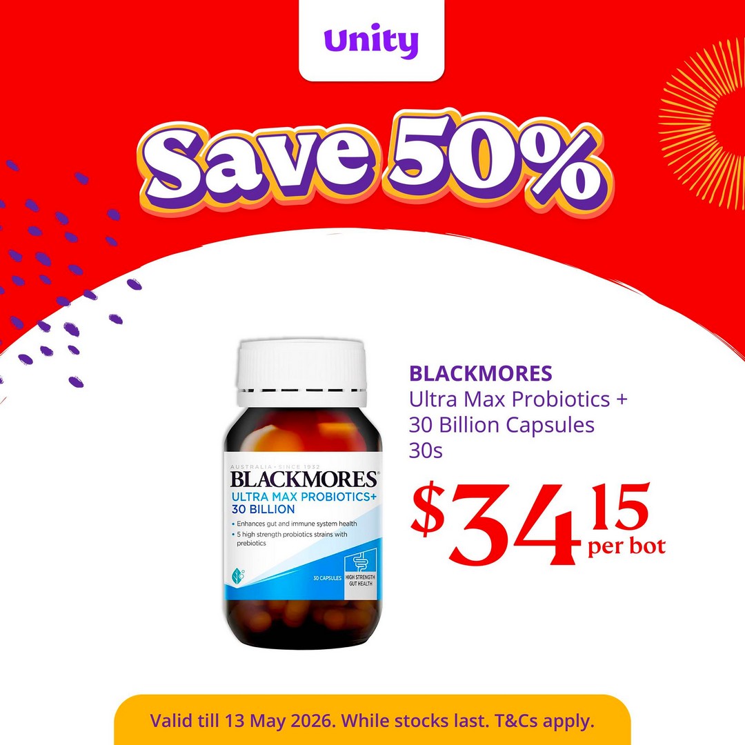 Unity-Pharmacy-Singapore-Weekly-Wellness-Promotion-5 Now till 13 May 2026: Unity Pharmacy Singapore Weekly Wellness Promotion Featuring B1G1 Eu Yan Sang, Colgate, Aveeno and Health Essentials Deals