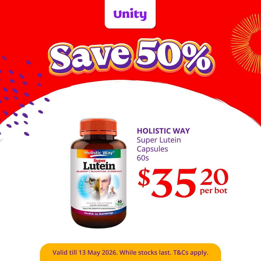 Unity-Pharmacy-Singapore-Weekly-Wellness-Promotion-6 Now till 13 May 2026: Unity Pharmacy Singapore Weekly Wellness Promotion Featuring B1G1 Eu Yan Sang, Colgate, Aveeno and Health Essentials Deals