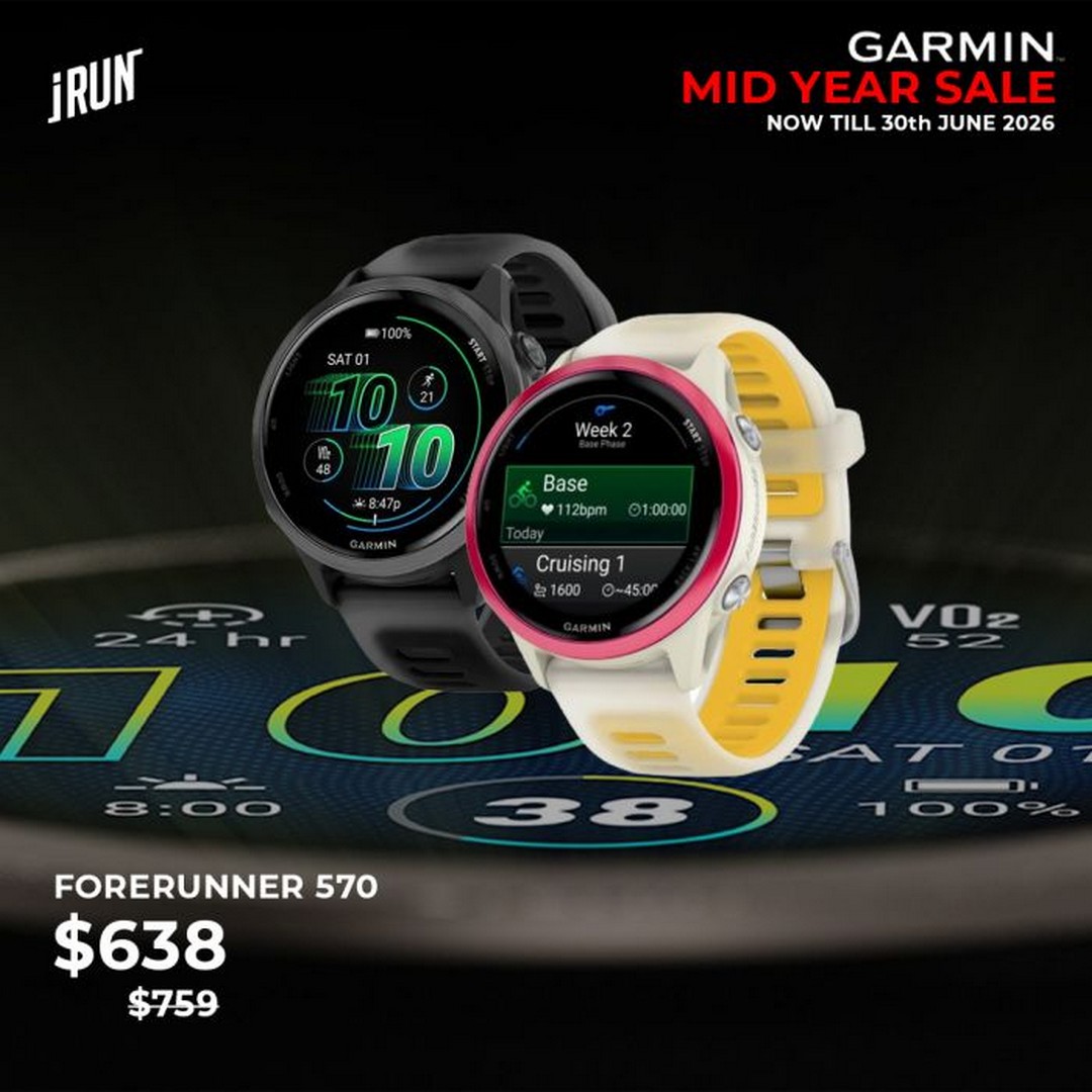 iRun-Singapore-Garmin-Mid-Year-Sale-2 Now till 30 June 2026: iRun Singapore Garmin Mid-Year Sale Promotion: Smartwatch Discounts on Premium Fitness Wearables in Singapore