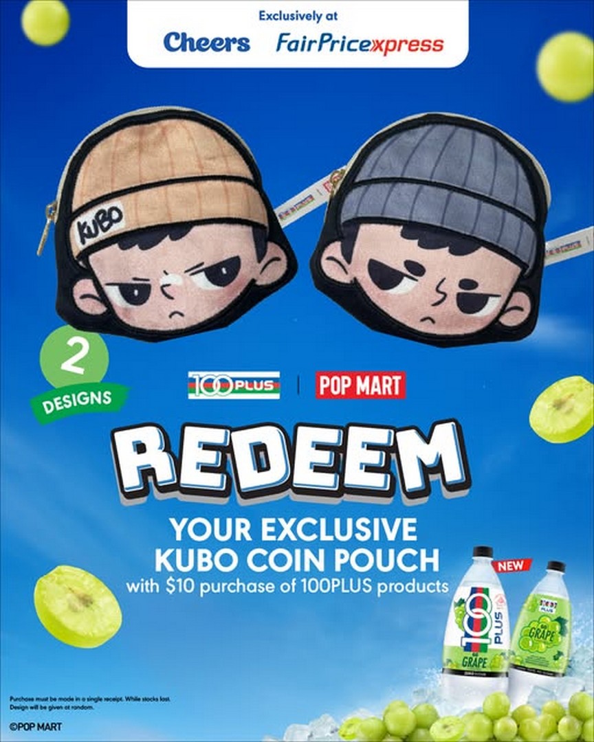 100PLUS-x-KUBO-Promotion-Giveaway-Exclusive-Coin-Pouch 9 June 2026 onwards: 100PLUS x KUBO, Promotion Giveaway Exclusive Coin Pouch with $10 Spend at Cheers & FairPrice Xpress
