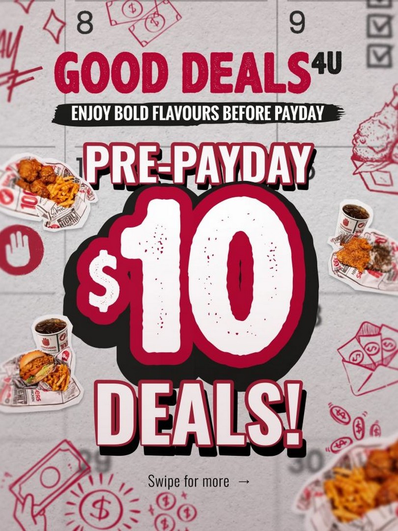 4Fingers-Good-Deals-4U-10-Pre-Payday-Combo-Promotion-in-Singapore 15–18 June 2026: 4Fingers Good Deals 4U, $10 Pre-Payday Combo Promotion in Singapore