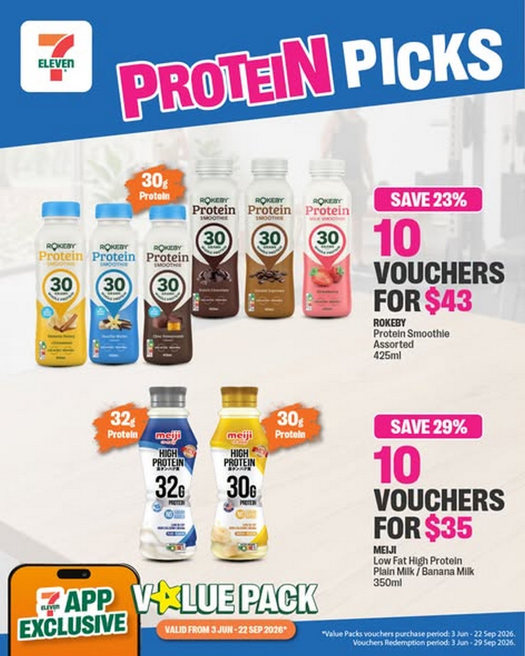 7-Eleven-Singapore-Protein-Picks-Promotion-2 22 June 2026 onwards: 7-Eleven Singapore Protein Picks Promotion – Discover Convenient High-Protein Snacks and Drinks for Every Part of Your Day