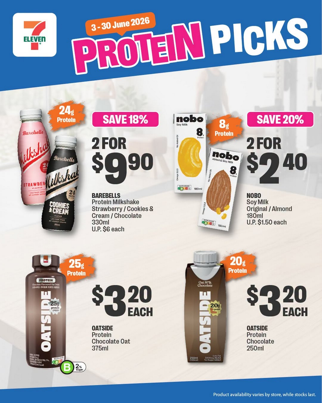 7-Eleven-Singapore-Protein-Picks-Promotion-5 22 June 2026 onwards: 7-Eleven Singapore Protein Picks Promotion – Discover Convenient High-Protein Snacks and Drinks for Every Part of Your Day