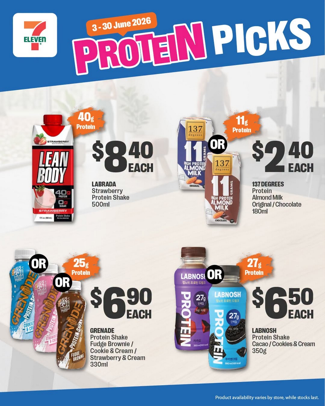7-Eleven-Singapore-Protein-Picks-Promotion-6 22 June 2026 onwards: 7-Eleven Singapore Protein Picks Promotion – Discover Convenient High-Protein Snacks and Drinks for Every Part of Your Day