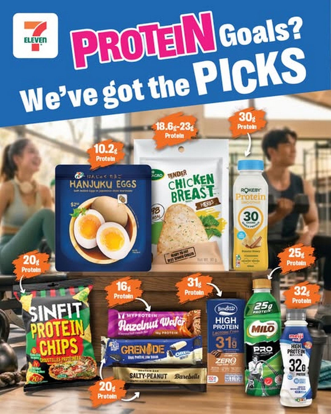 7-Eleven-Singapore-Protein-Picks-Promotion 22 June 2026 onwards: 7-Eleven Singapore Protein Picks Promotion – Discover Convenient High-Protein Snacks and Drinks for Every Part of Your Day