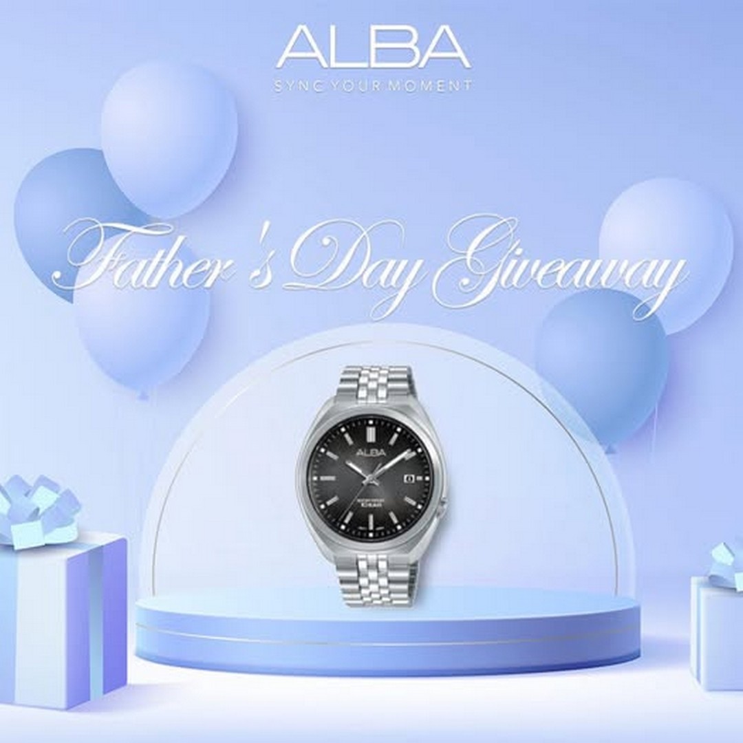 ALBA-Singapore-Fathers-Day-Giveaway-Promotion Now 16 June 2026: ALBA Singapore, Father’s Day Giveaway Promotion, Win an ALBA Timepiece AS9W41X Contest Online Social Media Giveaway