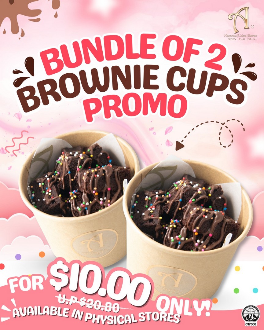Annabella-Patisserie-Promotion-–-Bundle-of-2-Brownie-Cups 22 June 2026 onwards: Annabella Patisserie, Promotion – Bundle of 2 Brownie Cups $10 Deal in Singapore