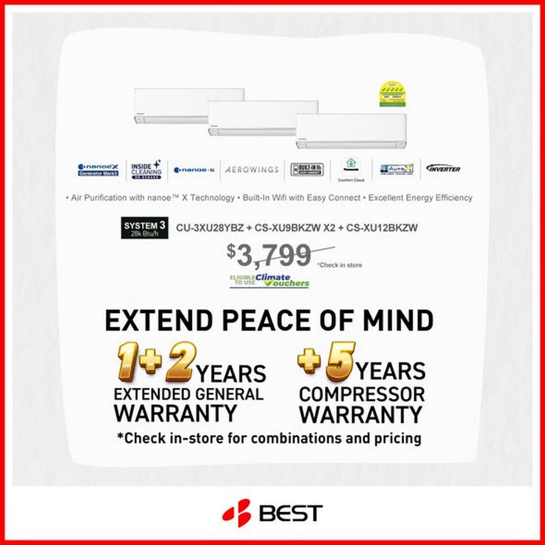 BEST-Denki-Singapore-Panasonic-Lucky-Draw-Promotion-1 Now till 12 July 2026: BEST Denki Singapore Panasonic Lucky Draw Promotion: Win 9D7N Shirakawago Winter Holiday for 2 Giveaway Campaign