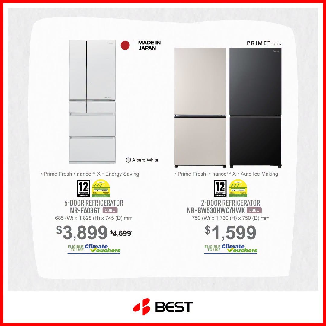 BEST-Denki-Singapore-Panasonic-Lucky-Draw-Promotion-7 Now till 12 July 2026: BEST Denki Singapore Panasonic Lucky Draw Promotion: Win 9D7N Shirakawago Winter Holiday for 2 Giveaway Campaign
