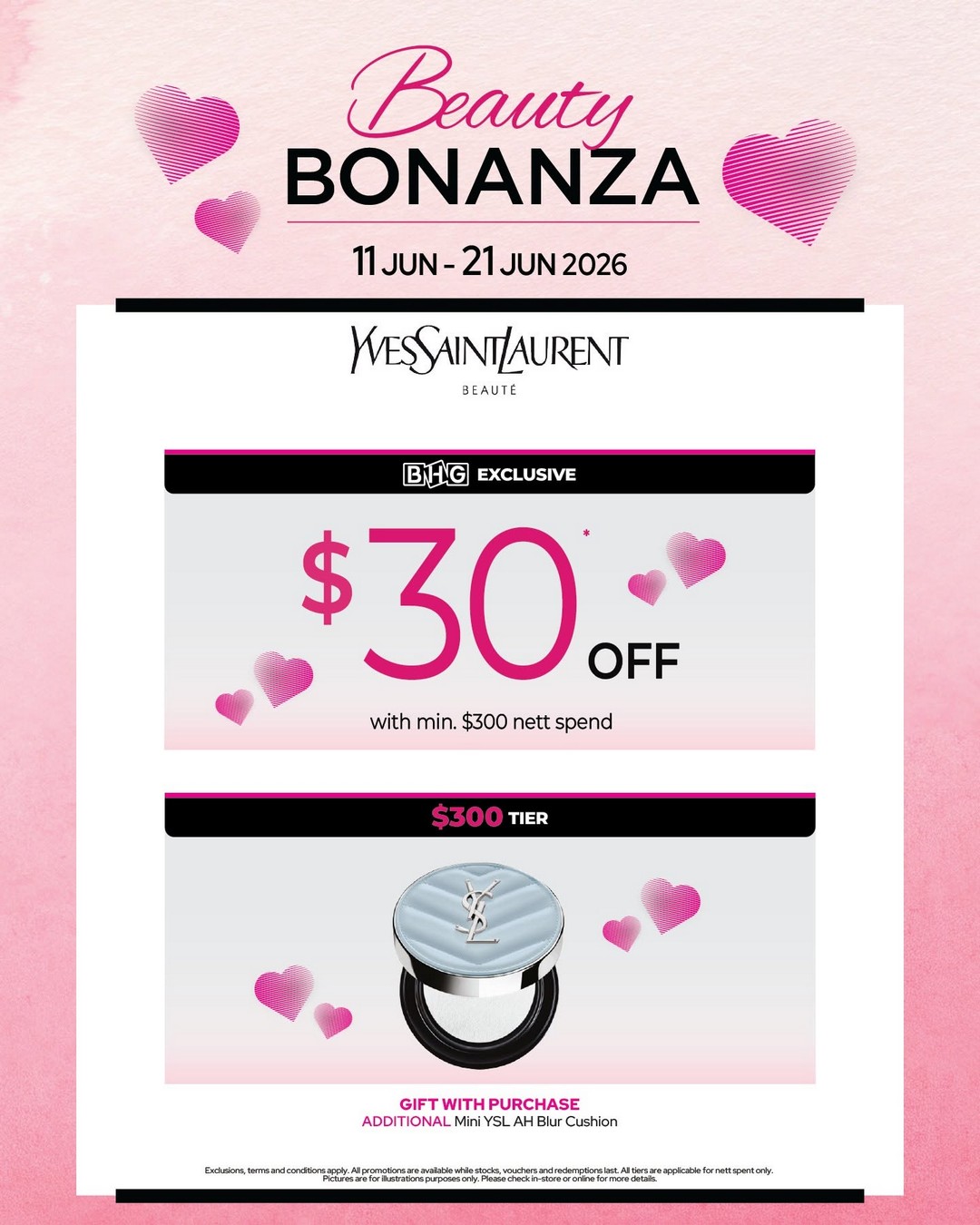 BHG-Singapore-Beauty-Bonanza-Promotion-4 11–21 June 2026: BHG Singapore, Beauty Bonanza Promotion: YSL Beauty, Lancôme & Giorgio Armani Fragrance Deals with Tiered Discounts and Exclusive Beauty Gifts