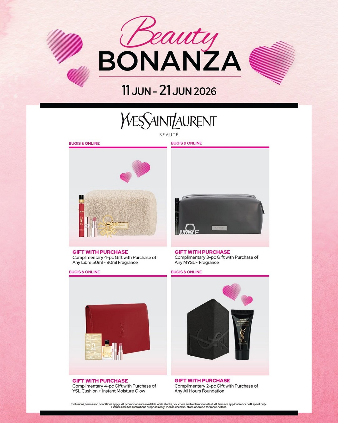BHG-Singapore-Beauty-Bonanza-Promotion-5 11–21 June 2026: BHG Singapore, Beauty Bonanza Promotion: YSL Beauty, Lancôme & Giorgio Armani Fragrance Deals with Tiered Discounts and Exclusive Beauty Gifts