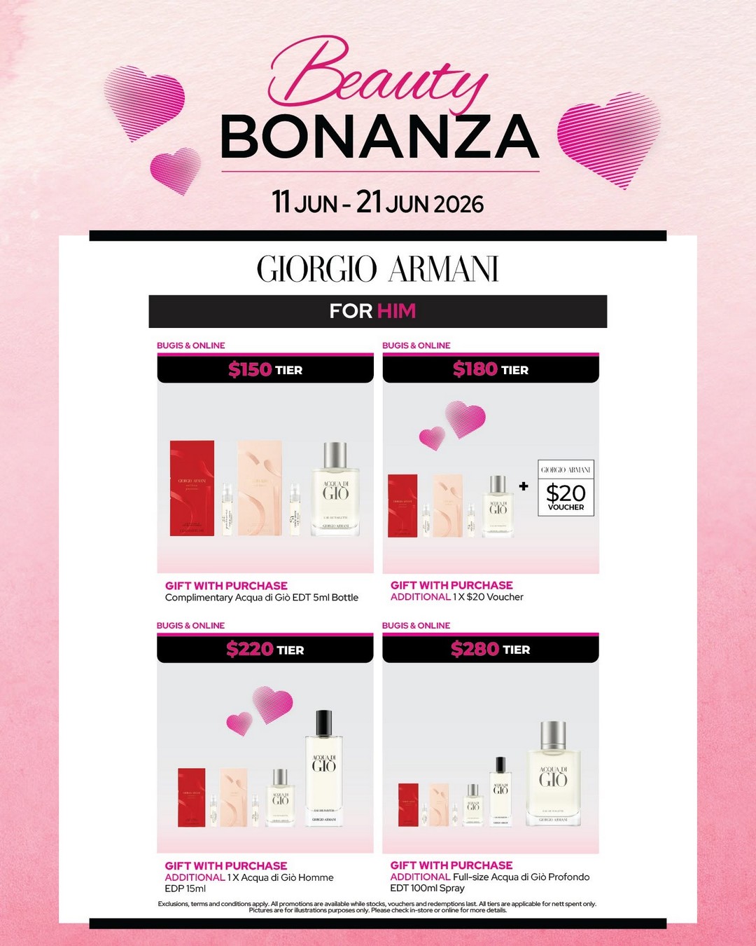 BHG-Singapore-Beauty-Bonanza-Promotion-8 11–21 June 2026: BHG Singapore, Beauty Bonanza Promotion: YSL Beauty, Lancôme & Giorgio Armani Fragrance Deals with Tiered Discounts and Exclusive Beauty Gifts