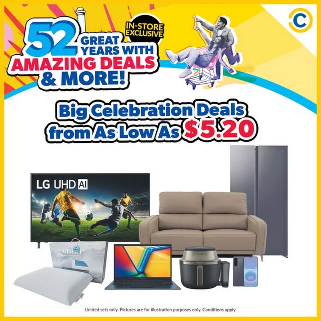 COURTS-52nd-Anniversary-Celebration-Big-Home-Electronics-Sale-1 20-28 June 2026: COURTS 52nd Anniversary Celebration, Big Home & Electronics Sale with Instant Deals Across Singapore Stores