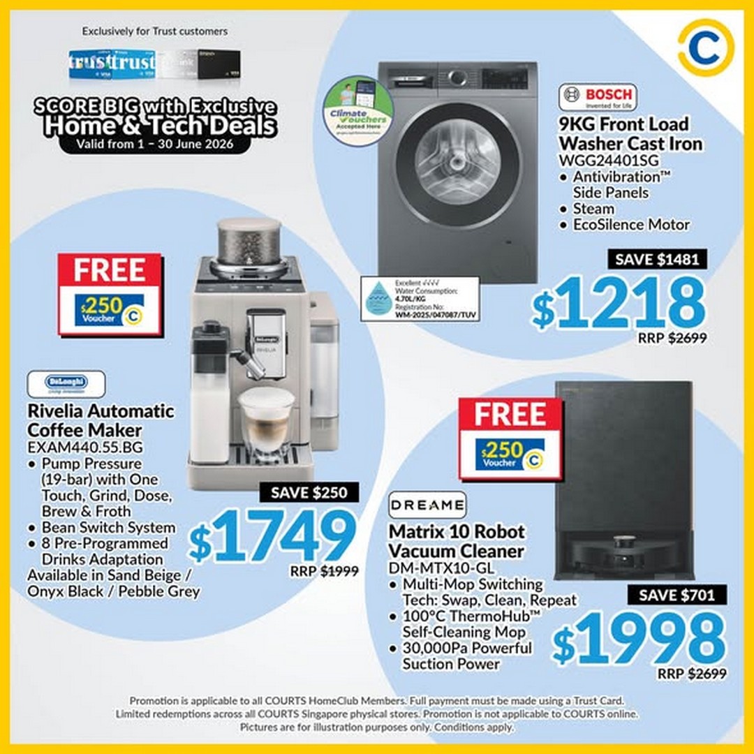 COURTS-Trust-Card-Promotion-–-Enjoy-Up-to-60-Off-Home-Appliances-4 Now till 30 June 2026: COURTS Trust Card Promotion – Enjoy Up to 60% Off Home Appliances and IT Gadgets for the Ultimate Football Viewing Experience