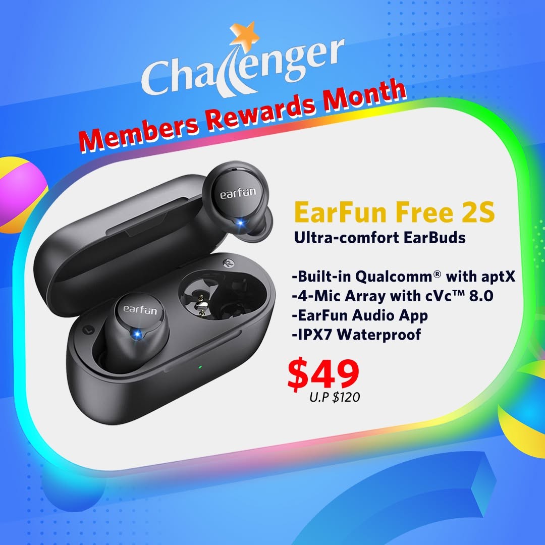 Challenger-Singapore-Member-Rewards-Month-Featuring-EarFun-Audio-Deals-7 1-30 June 2026: Challenger Singapore Member Rewards Month Featuring EarFun Audio Deals, Up to 59% Off Promotion