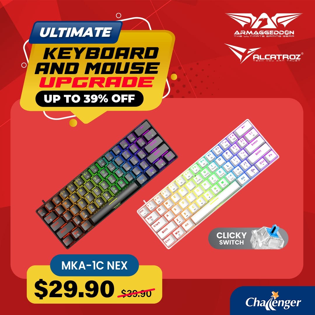 Challenger-Singapore-Members-Reward-Month-Promotion-6 1–30 June 2026: Challenger Singapore Members Reward Month Promotion – Enjoy Up to 40% Off Premium Keyboard and Mouse Deals Throughout June
