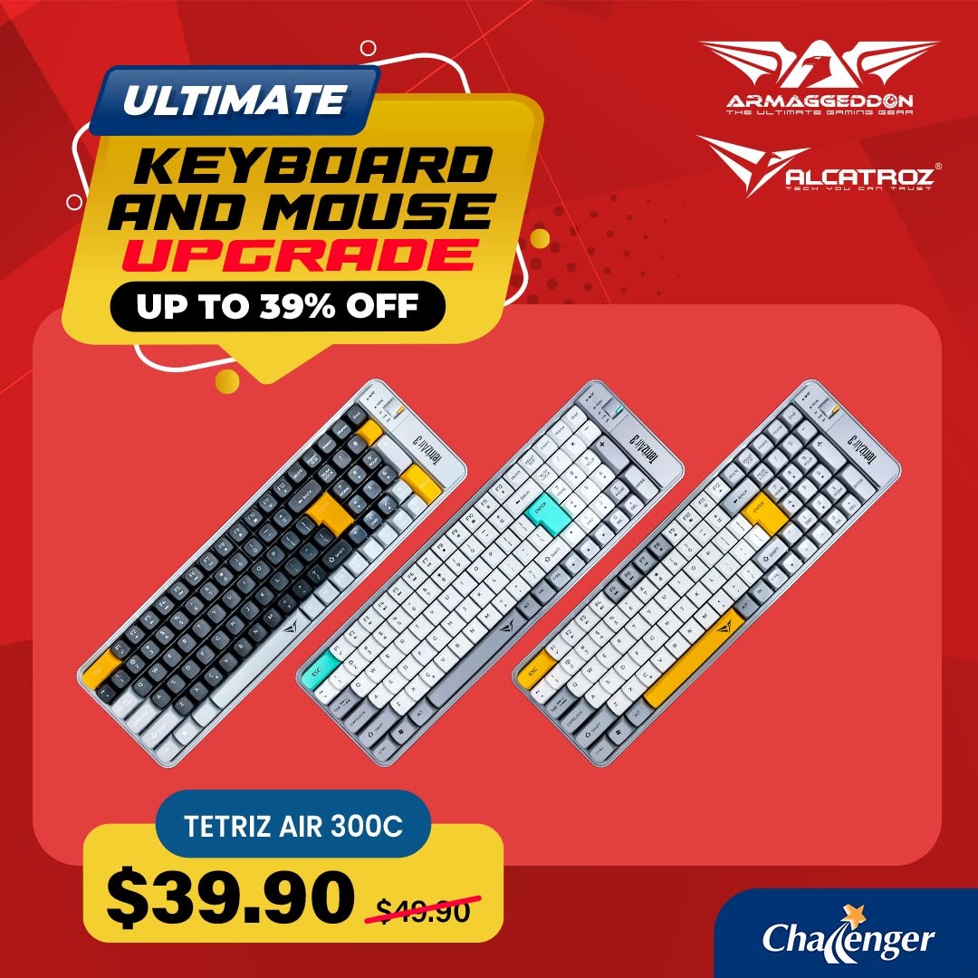 Challenger-Singapore-Members-Reward-Month-Promotion-8 1–30 June 2026: Challenger Singapore Members Reward Month Promotion – Enjoy Up to 40% Off Premium Keyboard and Mouse Deals Throughout June