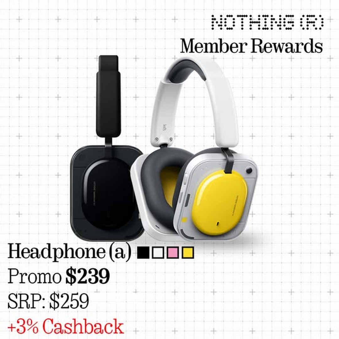 Challenger-Singapore-Nothing-Member-Rewards-Month-Sale-2 1–30 June 2026: Challenger Singapore Nothing Member Rewards Month Sale – Up to 41% Off Exclusive Audio Deals with Cashback Rewards