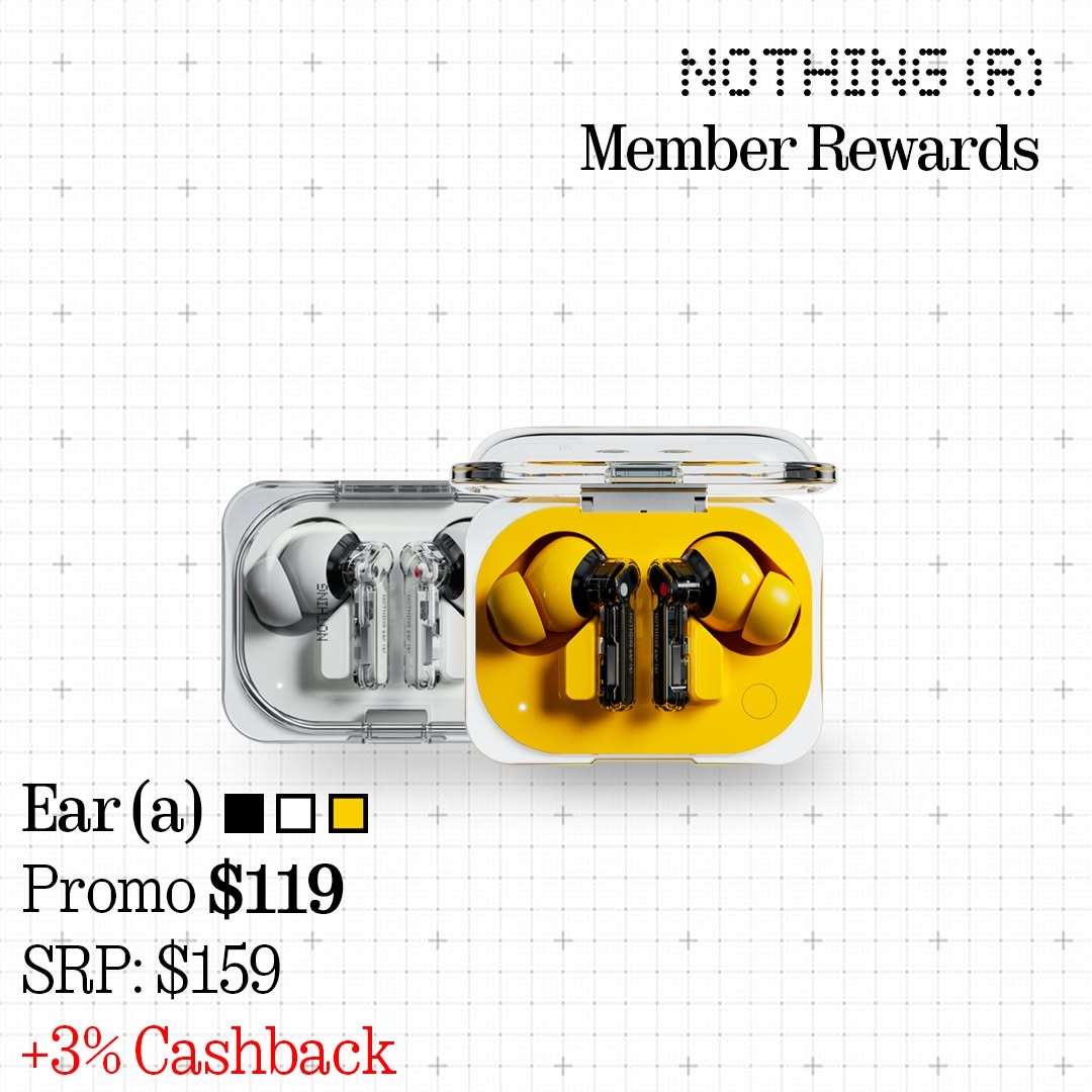 Challenger-Singapore-Nothing-Member-Rewards-Month-Sale-4 1–30 June 2026: Challenger Singapore Nothing Member Rewards Month Sale – Up to 41% Off Exclusive Audio Deals with Cashback Rewards