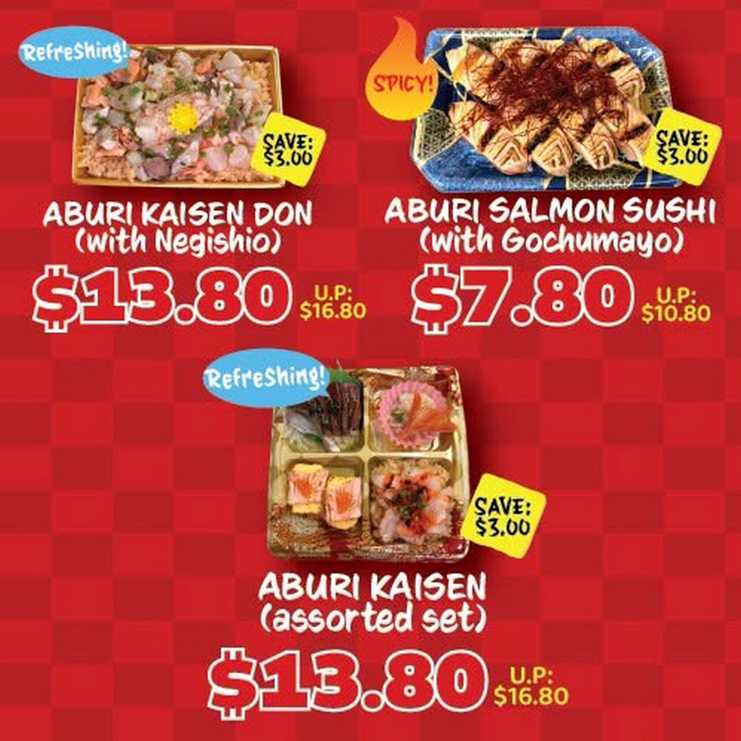 DON-DON-DONKI-Singapore-Aburi-Sushi-Fair-Promotion-1 22–30 June 2026: DON DON DONKI Singapore Aburi Sushi Fair Promotion: Flame-Seared Sushi Deals from $7.80 to $14.80