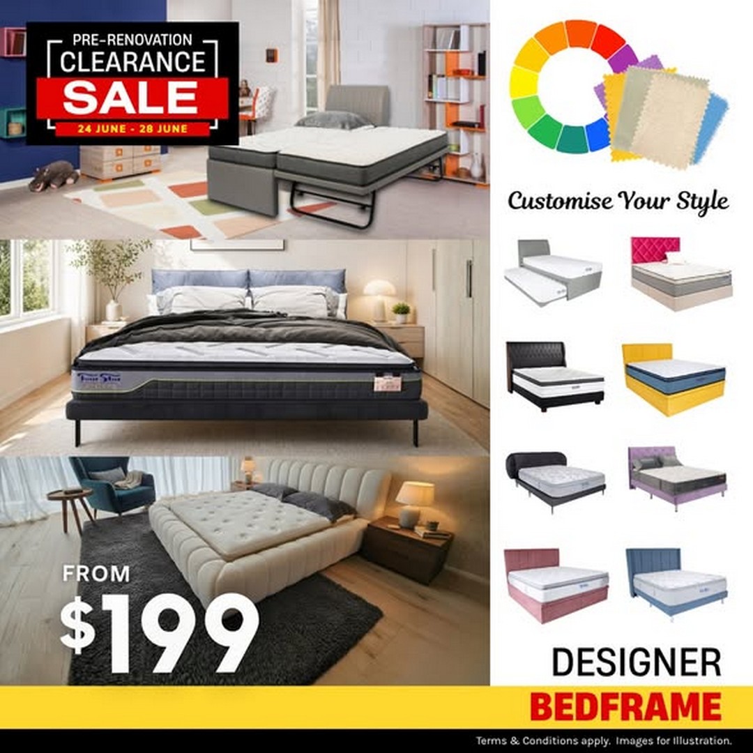 Four-Star-Mattress-Pre-Renovation-Sale-at-Kallang-Flagship-Store-3 24–28 June 2026: Four Star Mattress Pre-Renovation Sale at Kallang Flagship Store, Up to 90% Off Premium Mattresses and Furniture Clearance Event