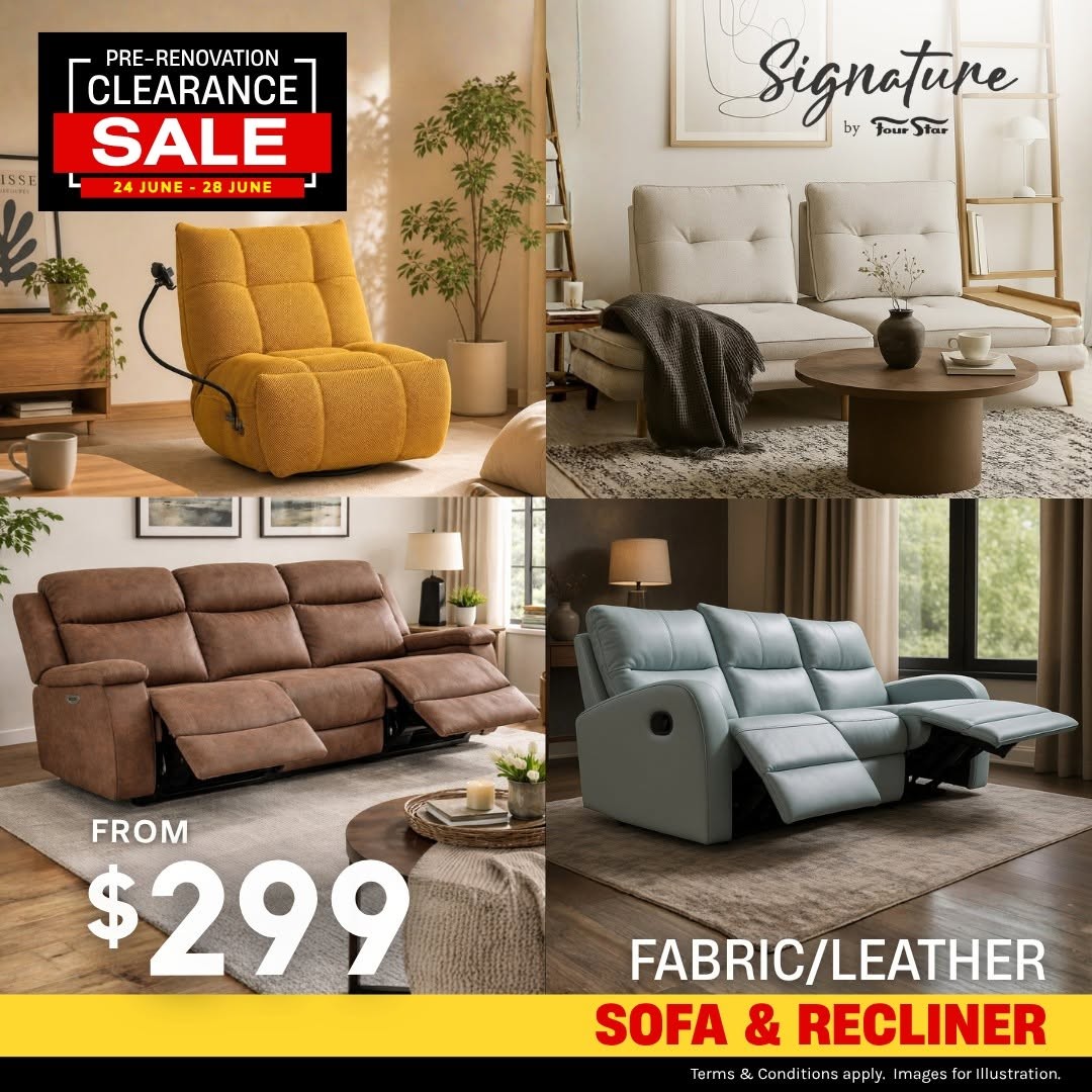 Four-Star-Mattress-Pre-Renovation-Sale-at-Kallang-Flagship-Store-5 24–28 June 2026: Four Star Mattress Pre-Renovation Sale at Kallang Flagship Store, Up to 90% Off Premium Mattresses and Furniture Clearance Event