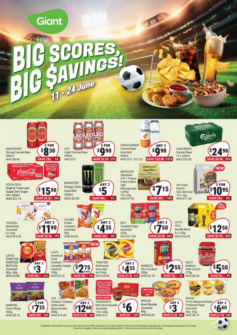 Giant-FIFA-World-Cup-Promotion-–-Big-Scores-Big-Savings-Sale 11-24 June 2026: Giant FIFA World Cup Promotion – Big Scores, Big Savings Sale with Free Coca-Cola FIFA Football and Up to 50% OFF Favourite Snacks, Drinks and Instant Meals