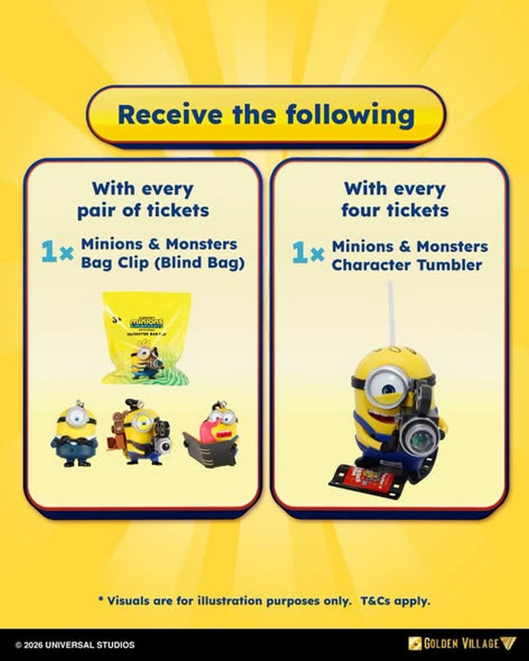 Golden-Village-MINIONS-MONSTERS-Fans-Screening-Giveaway-1 4 July 2026: Golden Village MINIONS & MONSTERS Fans’ Screening Giveaway Event at GV Bishan – Limited Edition Collectibles Movie Night Experience