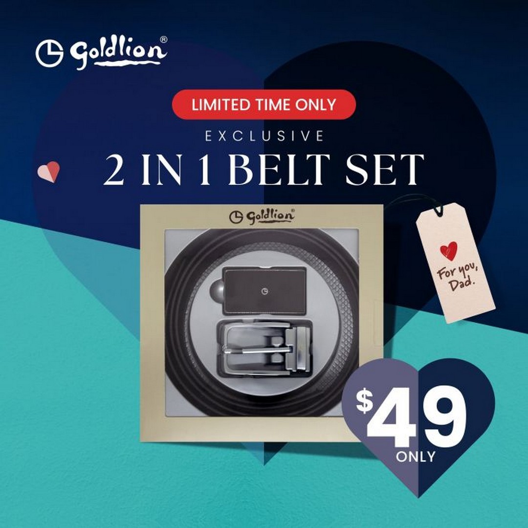 Goldlion-Fathers-Day-2-In-1-Belt-Set-Promotion 12 June 2026 onwards: Goldlion Father’s Day 2-In-1 Belt Set Promotion, Timeless Gentleman Gift Deal in Singapore