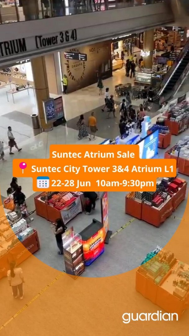 Guardian-Mid-Year-Specials-Promotion-at-Suntec-City 24-28 June 2026: Guardian Mid-Year Specials Sale at Suntec City – Enjoy $5 Instant Off with Minimum $80 Spend Plus Exclusive Wellness Deals