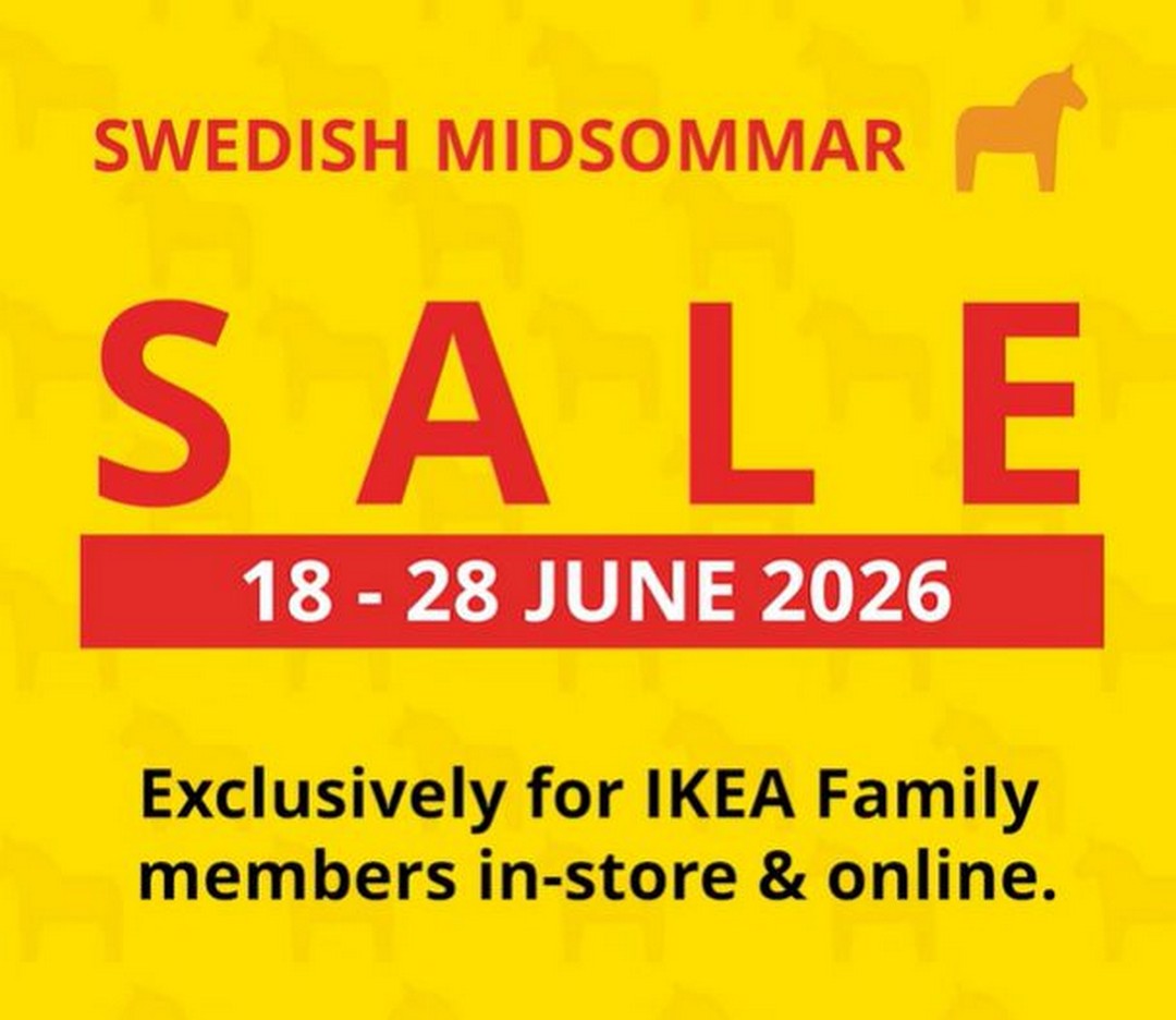 IKEA-Swedish-Midsommar-Sale-Promotion 18-28 June 2026: IKEA Swedish Midsommar Sale Promotion: Furniture & Home Decor Deals in Singapore