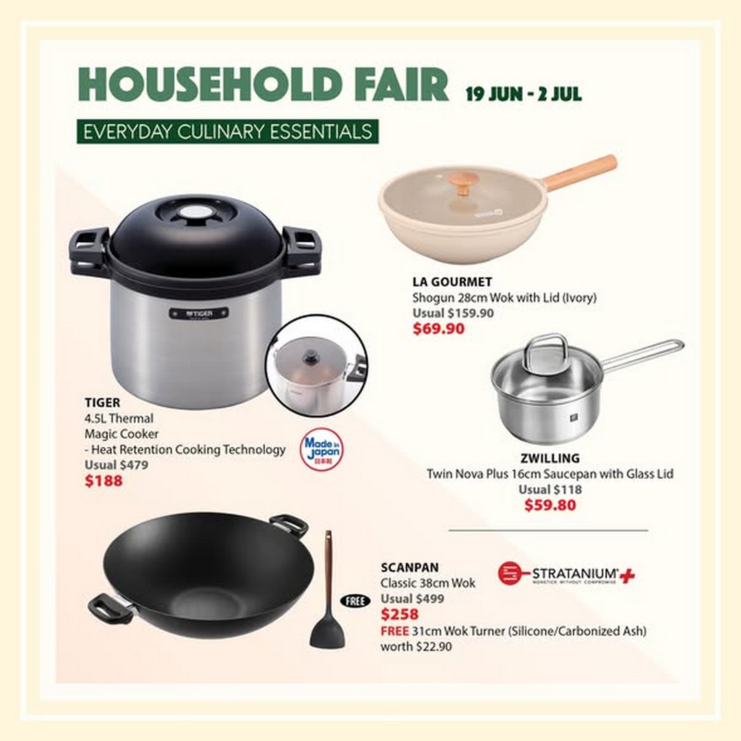 Isetan-Singapore-Household-Essentials-Promotion-2 19 June – 2 July 2026: Isetan Singapore Household Essentials Promotion: Home Living Deals Starting from $11 at Isetan Scotts L4