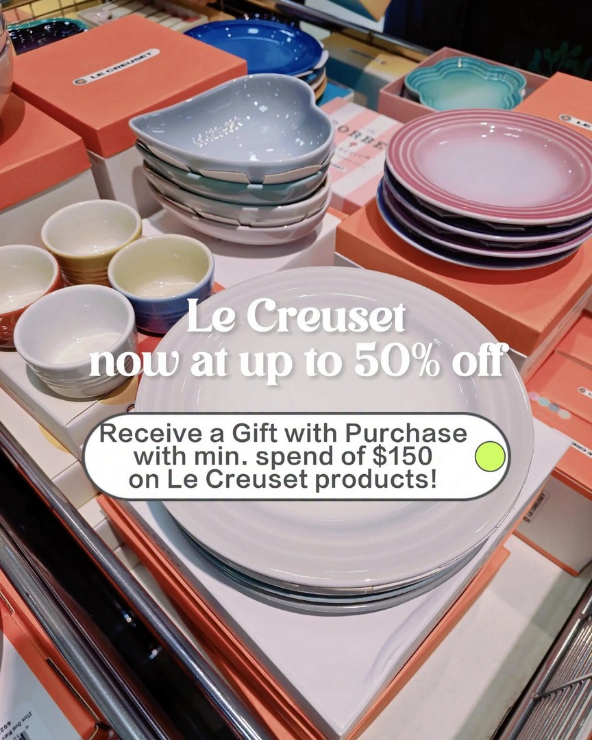 Isetan-Singapore-Le-Creuset-Showcase-at-Scotts-5 Now till 2 July 2026: Isetan Singapore Le Creuset Showcase at Scotts – Discover Stylish French Cookware and Exclusive Shopping Promotion