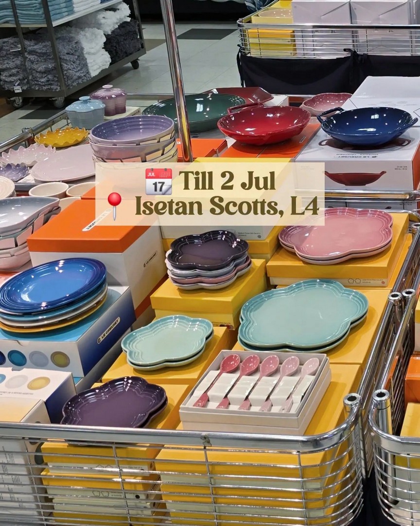 Isetan-Singapore-Le-Creuset-Showcase-at-Scotts-6 Now till 2 July 2026: Isetan Singapore Le Creuset Showcase at Scotts – Discover Stylish French Cookware and Exclusive Shopping Promotion