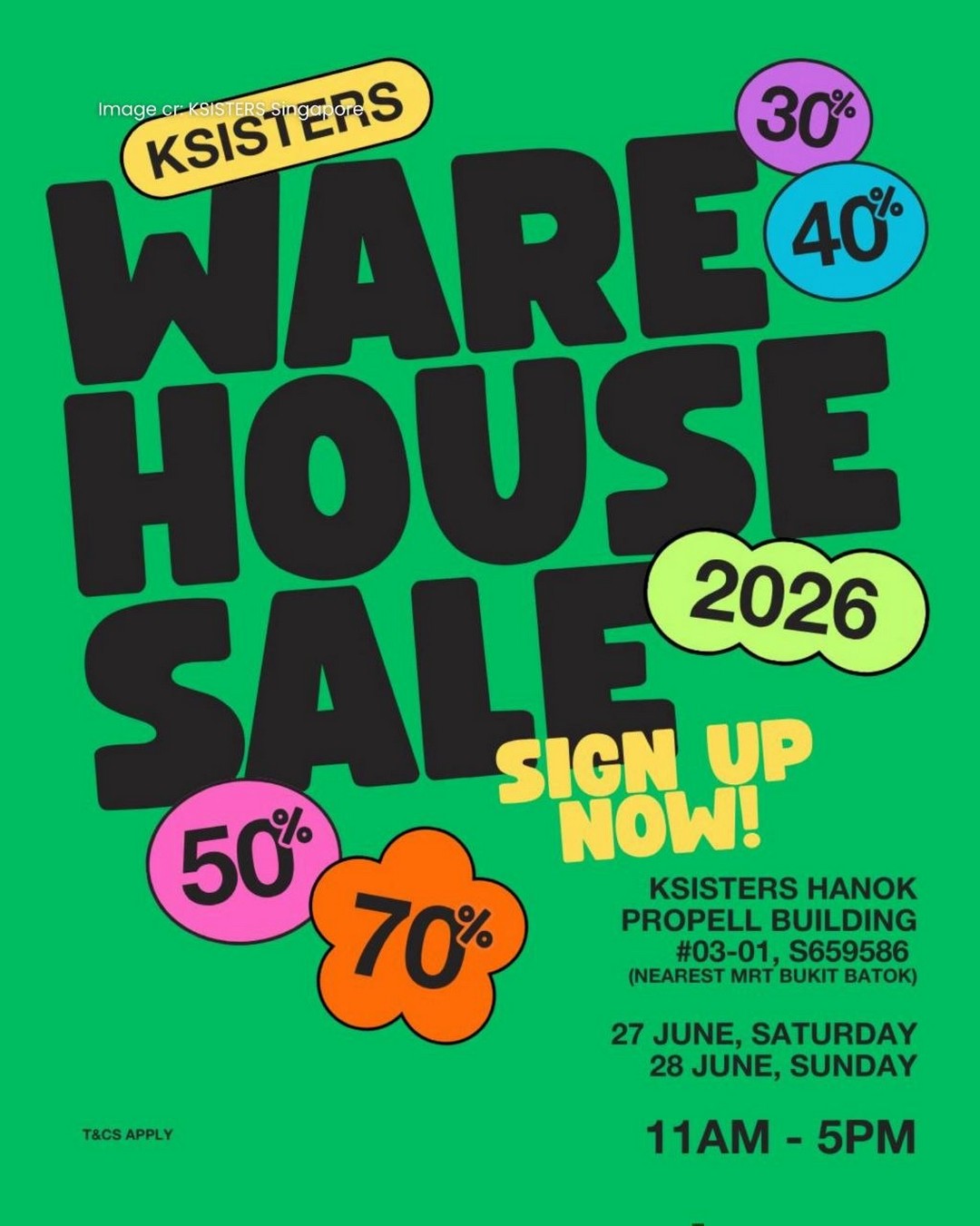 KSISTERS-–-K-Beauty-Warehouse-Sale-Promotion 27–28 June 2026: KSISTERS – K-Beauty Warehouse Sale Promotion in Singapore with Up to 70% Off, Free Gifts and Lucky Draw Rewards