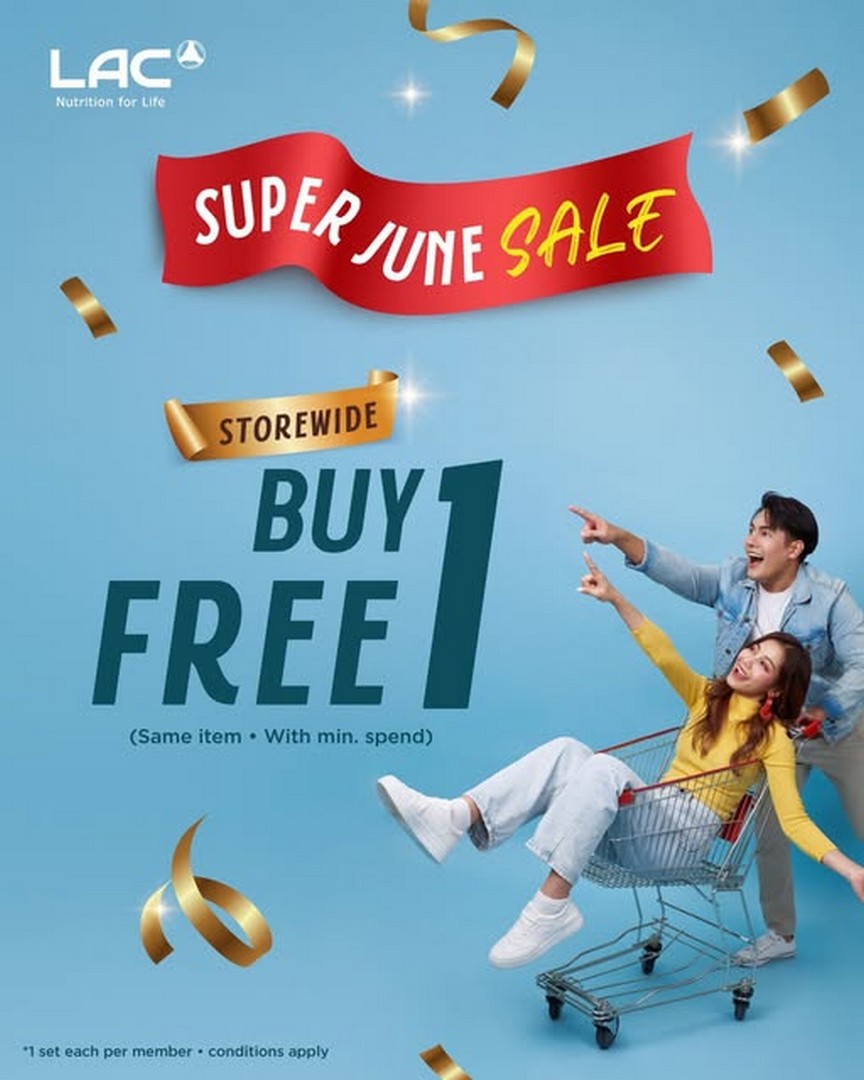 LAC-Singapore-Buy-1-Free-1-Supplement-Storewide-Promotion 1–30 June 2026: LAC Singapore, Buy 1 Free 1 Supplement Storewide Promotion with Minimum Spend $266