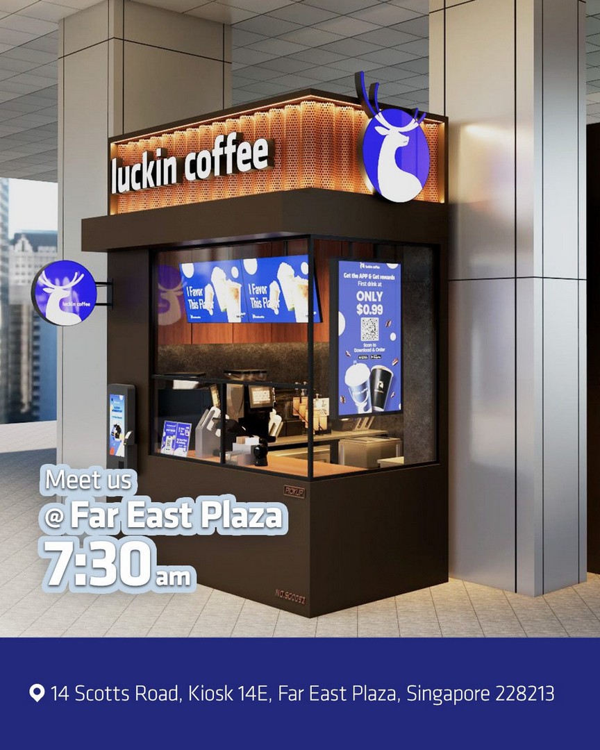 Luckin-Coffee-at-Far-East-Plaza-Grand-Opening-1-for-1-Drinks-Promotion 15–28 June 2026: Luckin Coffee at Far East Plaza Grand Opening 1-for-1 Drinks Promotion Launch Event in Singapore