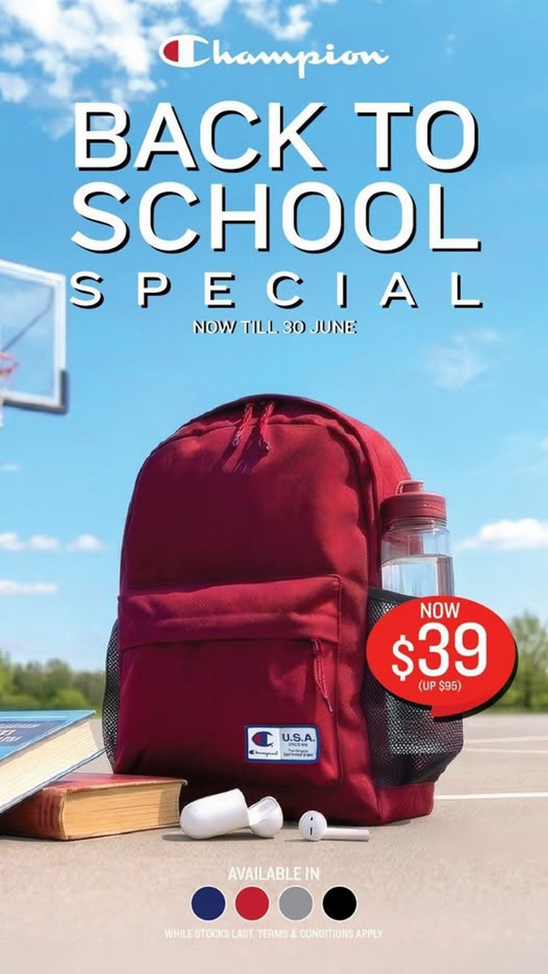 METRO-Singapore-Champion-Backpack-Promotion Now till 30 June 2026: METRO Singapore Champion Backpack Promotion – Grab Champion Backpacks for Just RM129 Instead of RM313