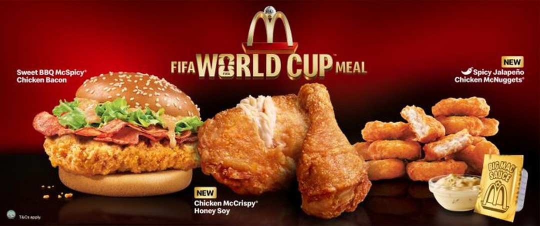 McDonalds-Singapore-FIFA-World-Cup-Meal-Promotion 15 June 2026 onwards: McDonald’s Singapore FIFA World Cup Meal Promotion: Limited-Time Match-Day Feast with 1 of 6 Collectible Legendary Cups Giveaway