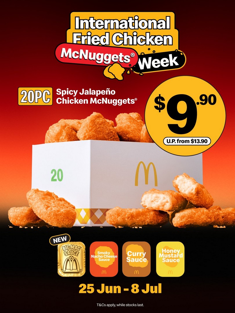 McDonalds-Spicy-Jalapeno-McNuggets-Promotion 25 June–8 July 2026: McDonald’s Spicy Jalapeño McNuggets Promotion, Limited-Time Fried Chicken Deal in Singapore