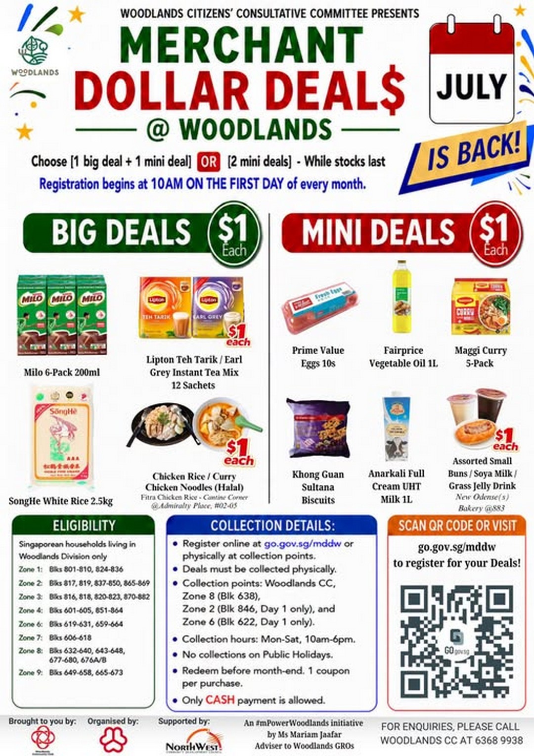Merchant-Dollar-Deals-@-Woodlands-Community-1-Essentials-Promotion 1 July 2026 onwards: Merchant Dollar Deals @ Woodlands, Community $1 Essentials Promotion and Affordable Meal Support for Residents in Singapore