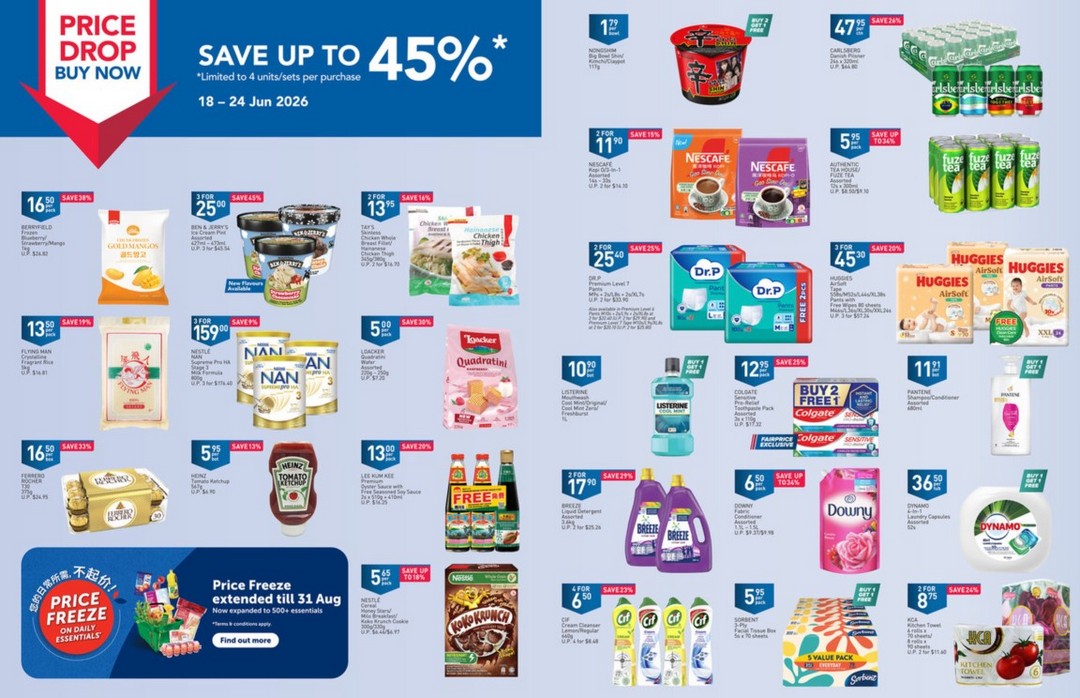 NTUC-FairPrice-Price-Drop-Sale-Grocery-Promotion 8–24 June 2026: NTUC FairPrice Price Drop Sale, Grocery Promotion with Savings Up to 45% Across Selected Items in Singapore