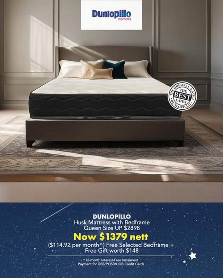 OG-Singapore-Mattress-Promotion-Up-to-68-Off-Dunlopillo-4 Now till 31 July 2026: OG Singapore Mattress Promotion, Up to 68% Off Dunlopillo & King Koil Beds with Free Gifts and Instalment Plans at OG Albert