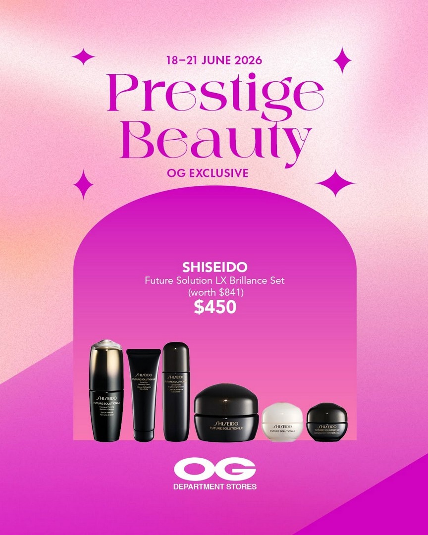 OG-Singapore-Summer-Beauty-Essentials-Promotion-Sale-4 18–21 June 2026: OG Singapore, Summer Beauty Essentials Promotion Sale – $20 Off $150 & $50 Off $300 Beauty Savings Deal
